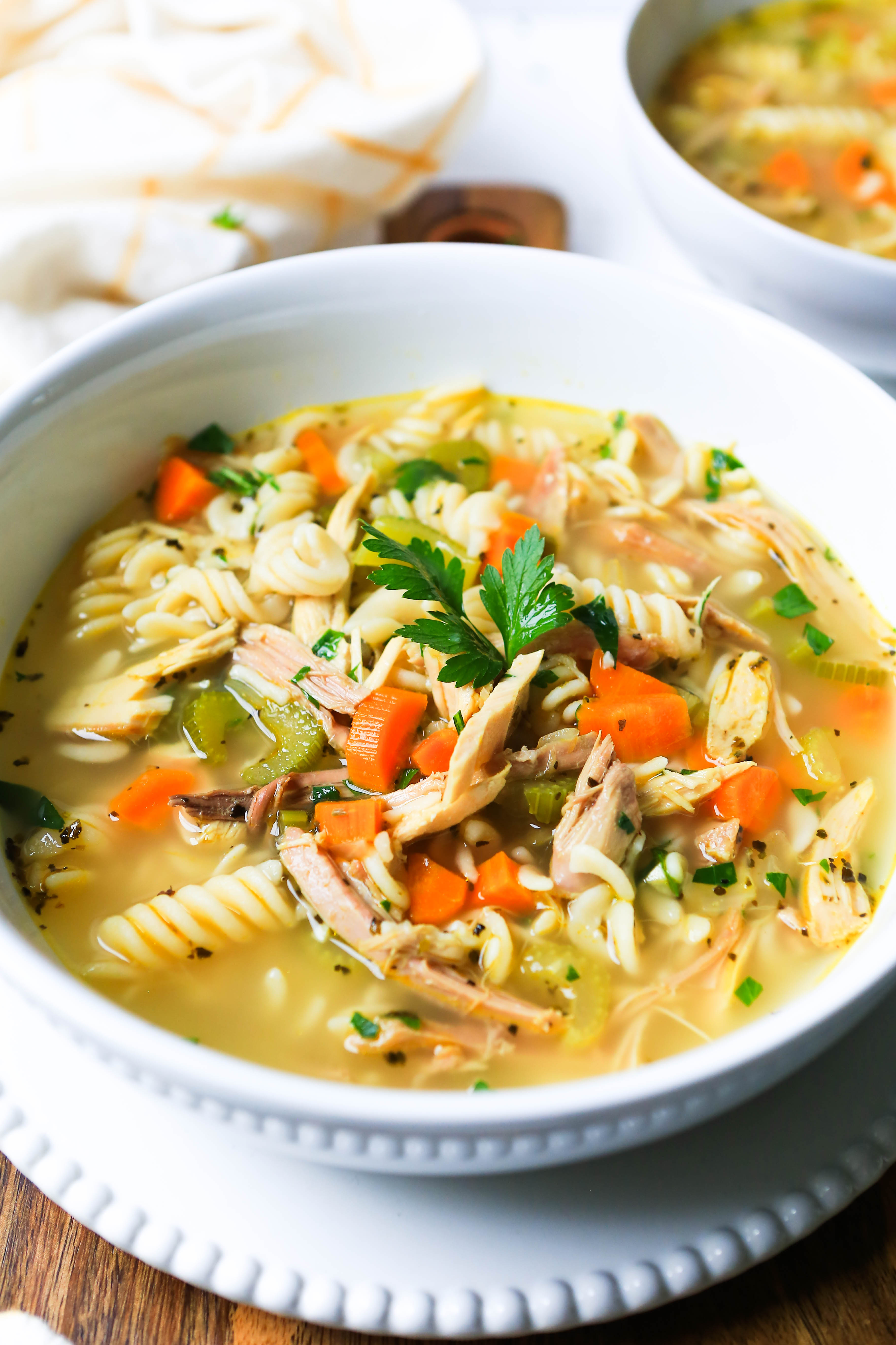 The Savory Celiac - Gluten-Free Turkey Noodle Soup