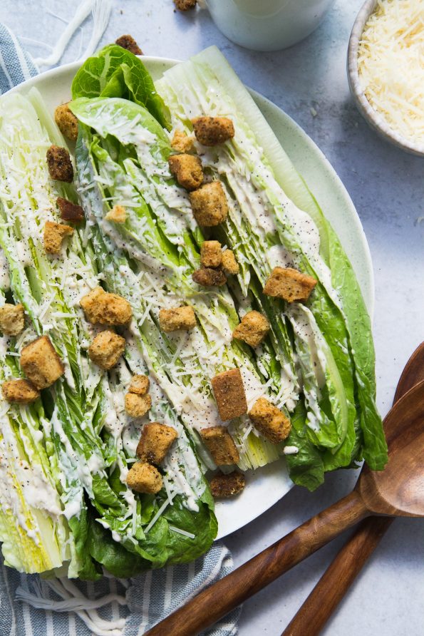 The Savory Celiac Basic Caesar Salad (GlutenFree)