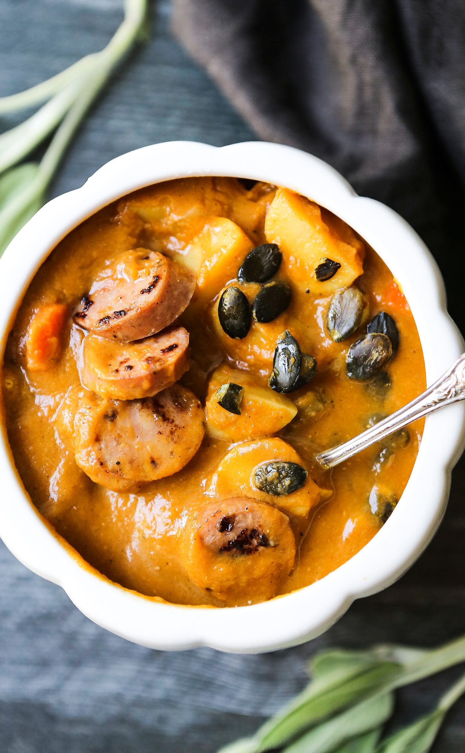 The Savory Celiac Slow Cooker Pumpkin Chowder (GlutenFree/Paleo)
